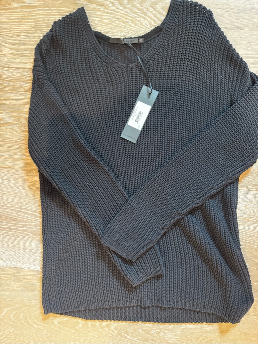 Jenni Kayne Black Crewneck Sweater